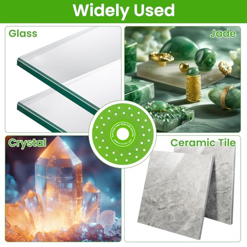 Serplex® 9PCS Diamond Saw Blades 11.5cm Diameter Multi-Pore Abrasive Disc for Cutting Polishing Universal Hard for Porcelain Ceramic Granite Marble Serplex® 9PCS Diamond Saw Blades 11.5cm Diameter Multi-Pore Abrasive Disc for Cutting Polishing Universal Hard for Porcelain Ceramic Granite Marble